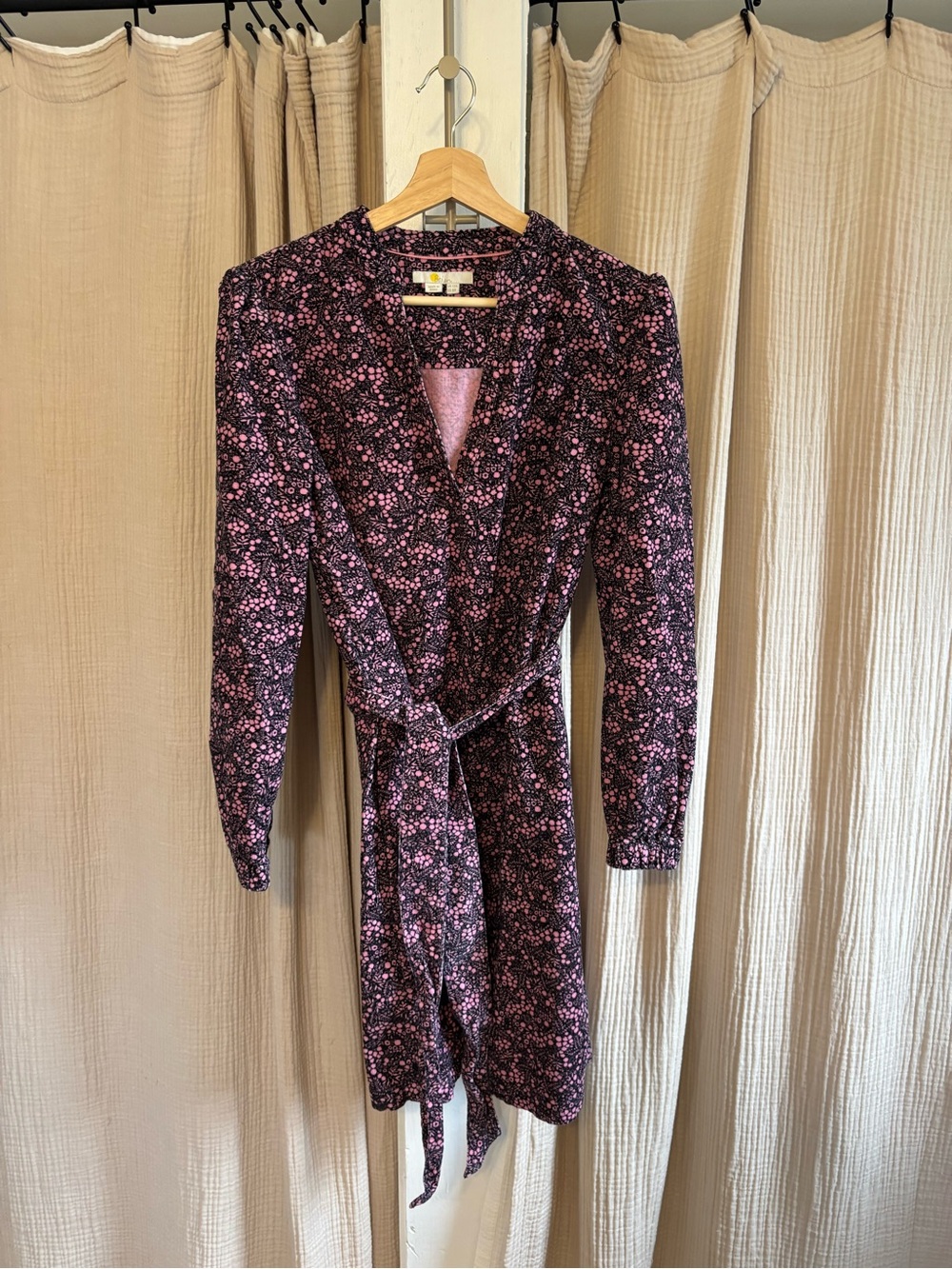 Boden Corduroy Floral Mini Dress- US 8